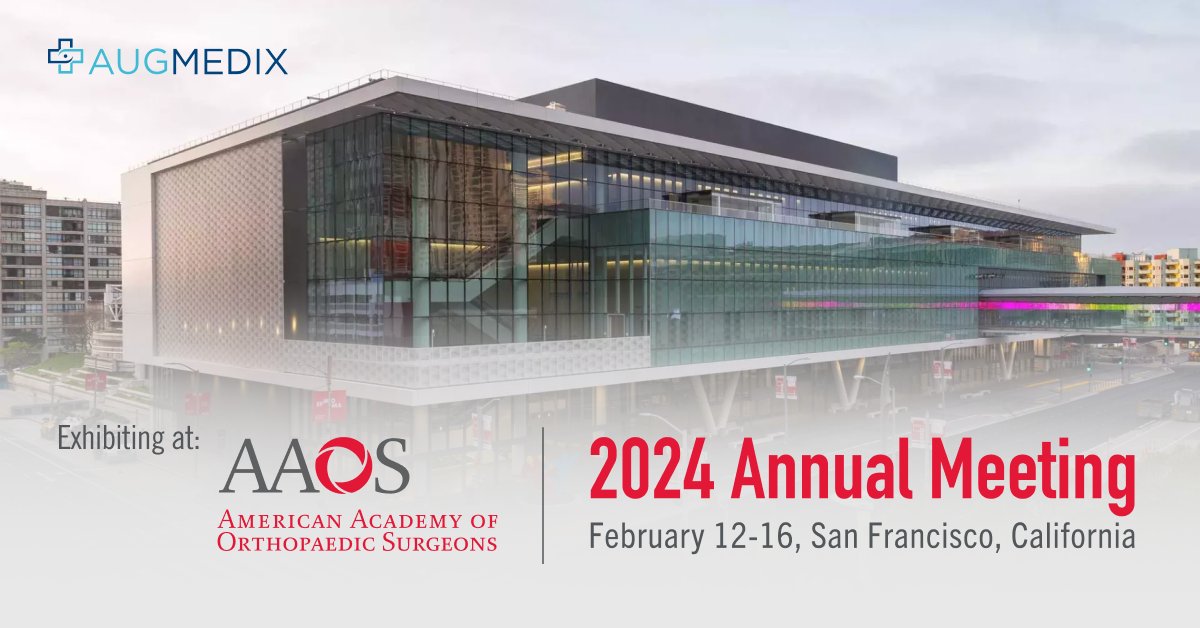 augmedix's tweet photo. The #Augmedix team is excited to participate in next week's #AAOS2024 Annual Meeting! Visit us at booth 6080 to learn how we instantly create AI-powered medical notes and give clinicians more time to focus on patient care.
#AAOSExhibitHall #OrthoConference #AugmedixConnection https://t.co/ndpVfHYj9N