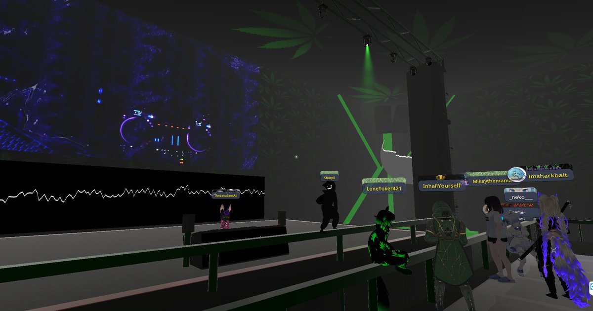 Performing tonight @ Club 421 with @Lenzyboi @Mikeythemaniac and kuvoyavo  @VRCHat @Twitch #annias #club421 #sh4rpi #thelenzseesall #mikeythemaniac #underground #dnb #jungle #deepdub #dubstep Come chill with us!