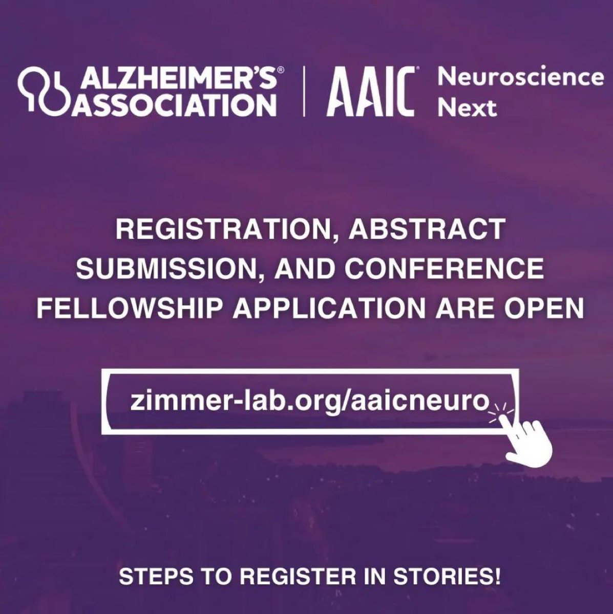 As inscrições, submissões de resumos e candidatura para prêmio de viagem estão ABERTAS!

🔗Link para inscrição zimmer-lab.org/aaicneuro

🗓️O prazo é até 24 de fevereiro (para membros ISTAART, até 28 de fevereiro).

Não vai perder essa chance, né?🧠