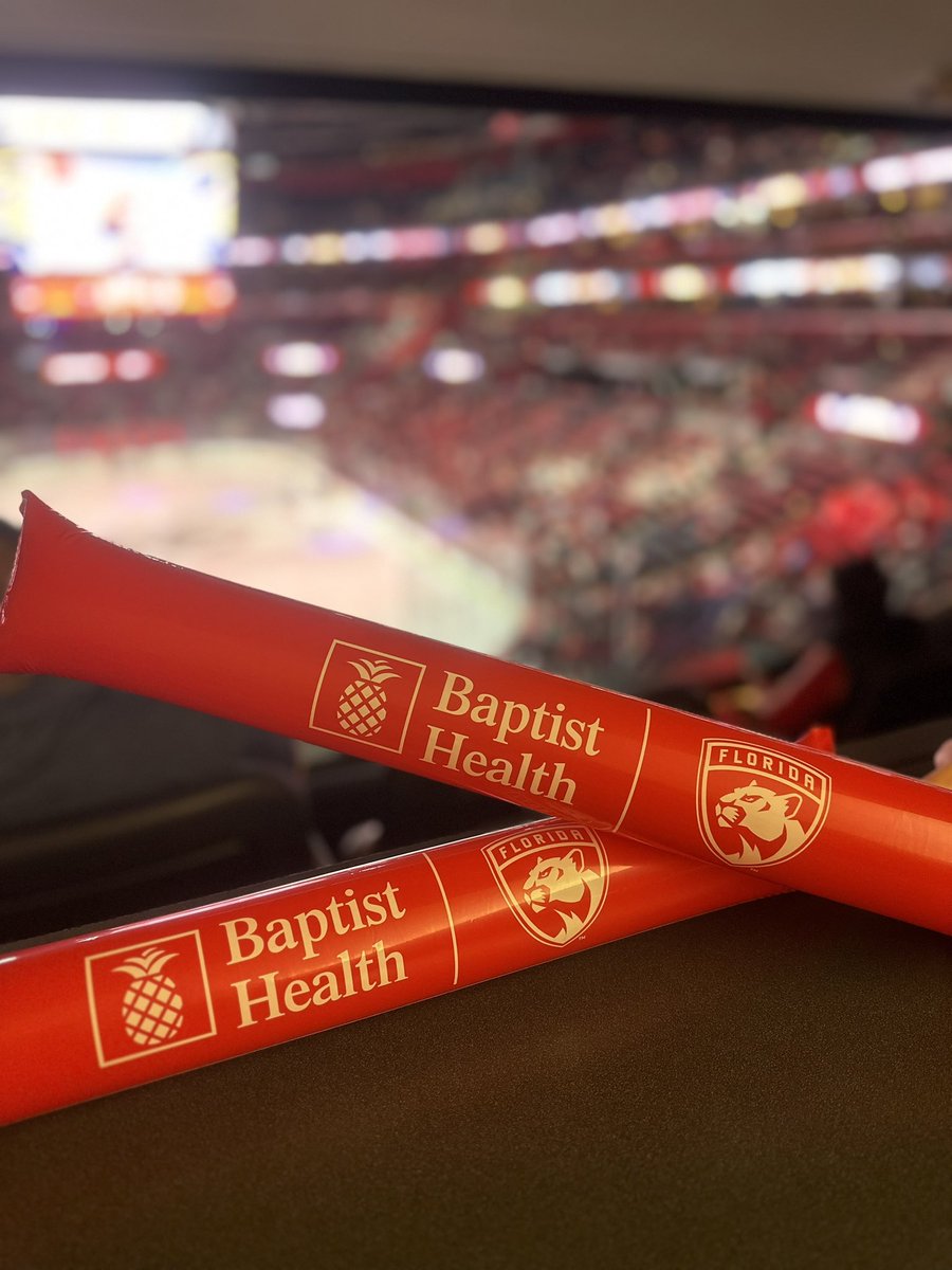 BaptistHealthSF's tweet photo. Ready to BRING. THE. NOISE. 👏
@FlaPanthers #TimeToHunt #GoCats #BHTakeover https://t.co/vEYv4PRl0B