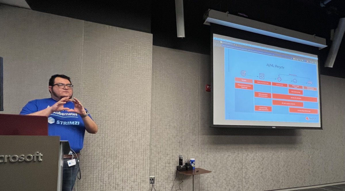 BostonJavaUsers's tweet photo. .@hguerreroo  walking BJU ACM members through aspects of a retail use case as part of his talk. https://t.co/OTtB1p7ZDQ
