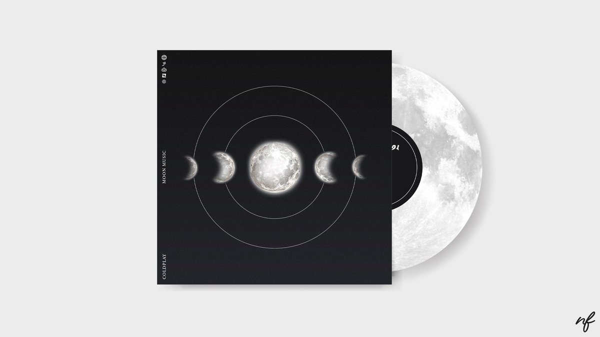 nfgraphics's tweet photo. COLDPLAY / MOON MUSIC COVER CONCEPT https://t.co/1O9KyHj4nF