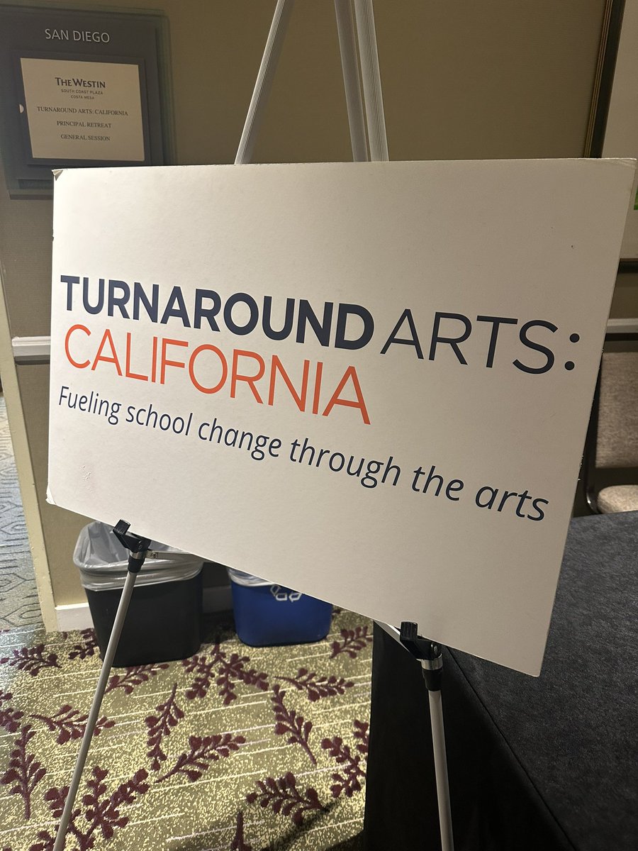 Excited to participate in this year’s Principal’s Retreat! As an ambassador for the arts I intend to network and find new partnerships and resources for teachers and students I serve. 💚🐻 @TurnarndArtsCA @zjgalvan