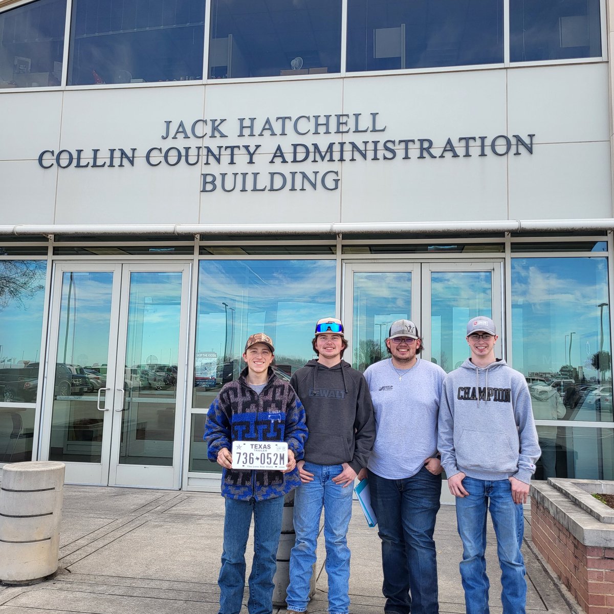 It's official! We have a VIN and a valid license plate! Proud of all the work these kids put in, not an easy process to turn a pile of steel into something the state recognizes as a brand new vehicle.