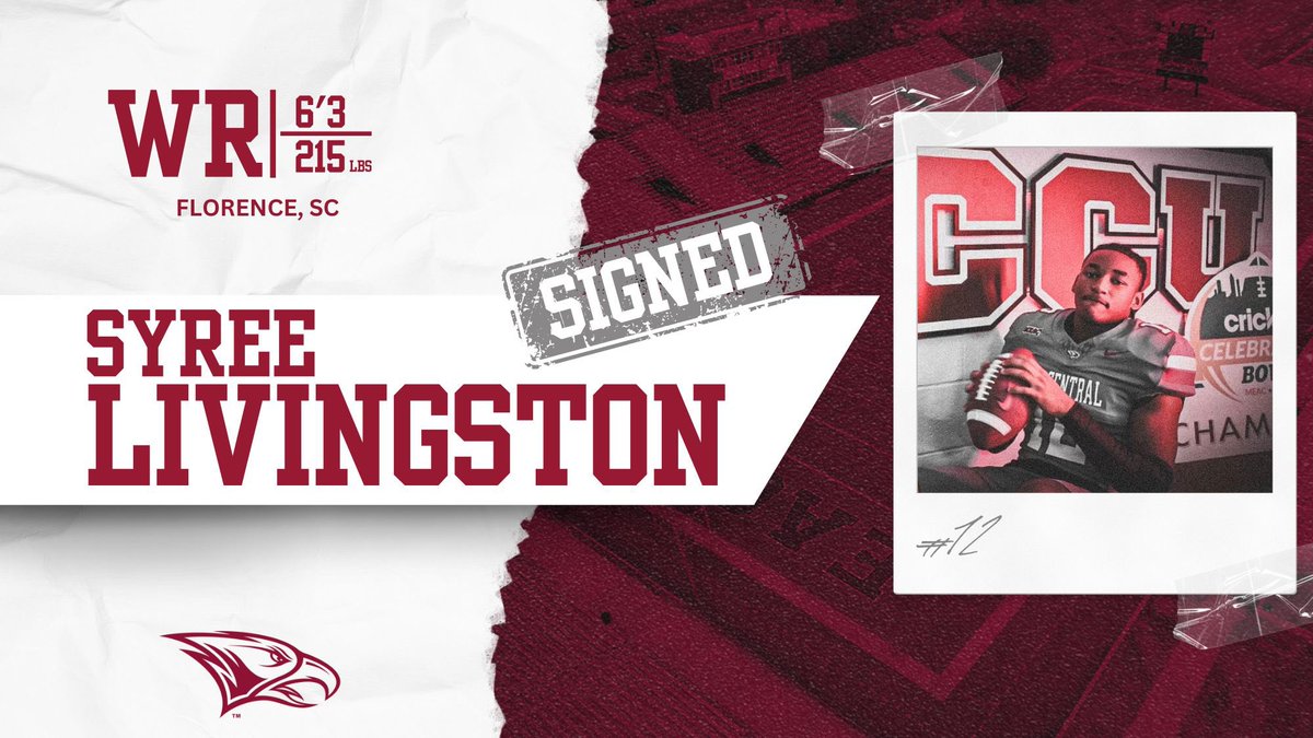 WELCOME TO THE #NCCU FAMILY! SyRee Livingston, 6-3, 215, South Florence HS (Florence, S.C.). 2023 All-Blitz Team Offense and First Team All-Region. 2022 All-Zone Team. SIGNING DAY CENTRAL: nccueaglepride.com/signingday/foo… #EaglePride #BeGREAT @SyReeLivingston