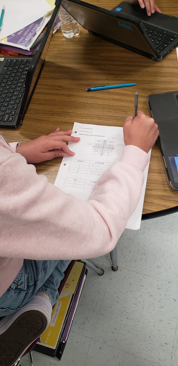 MaxfieldEdD's tweet photo. @ChathamMiddle mathematicians keep their notes ORGANIZED in their AVID binders so they can easily locate and use them as a resource later when they practice. #AVID Spirit Week #WICOR https://t.co/9wjhE0tohG