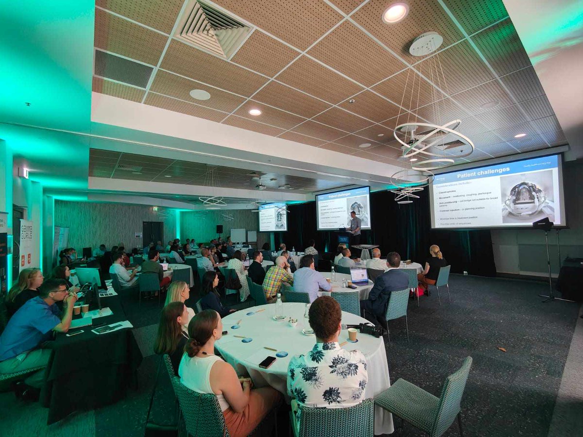 AUS_MRinRT's tweet photo. The education session is in full swing this morning, great to see a packed out room full of attentive attendees 👀 #AUSMRinRT2024 https://t.co/UuE2Ydgr2L