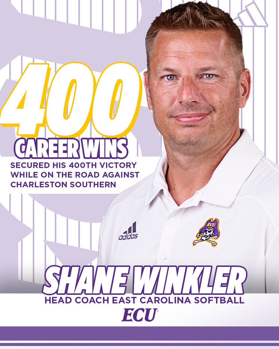 Tonight’s win marks the 400th Career win for Head Coach Shane Winkler! Congratulations Coach! 💪🏴‍☠️

#GoPirates | #WeBelieve