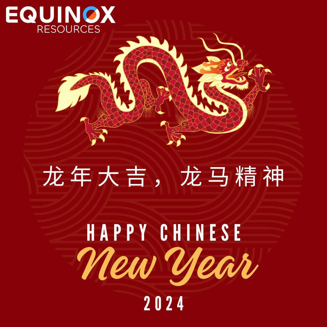 From the team at Equinox, we would like to wish everyone a happy Chinese New Year. 2024 is the year of the Dragon and brings evolution, improvement, and abundance.