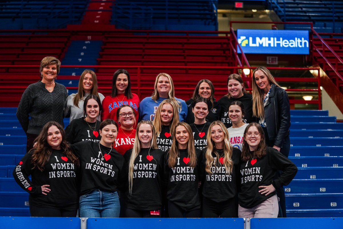 Tonight's television broadcast and in-house production will feature an ALL-FEMALE crew 🙌

#RockChalk | #NGWSD