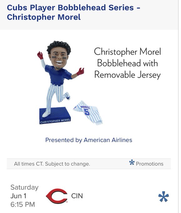 @cubs 2024 promo dropped today and i actually screamed when i scrolled down to the @christopmorel5 bobblehead<a class="tags" target="_blank" title="On Twitter" href="/?out=eyJ0eXAiOiJKV1QiLCJhbGciOiJIUzUxMiJ9.eyJpYXQiOjE3MjU4OTc1OTAsImlzcyI6InR3cG9ybnN0YXJzLmNvbSIsIm5iZiI6MTcyNTg5NzU5MCwiZXhwIjoxNzU3NDMzNTkwLCJyZWRpcmVjdF91cmwiOiJodHRwczovL3R3aXR0ZXIuY29tL2N1YnMifQ.JwVP93qlzWWNQBbTX1bB9Q0vkrxZDFjJNwzabb7r8TjIdqyOpA5_n8M7DwAow5DAckK0f3JhHaxxML_sfyYVqg">@cubs</a><a href="/tag/emmy"class="tags"><span>#emmy</span></a>