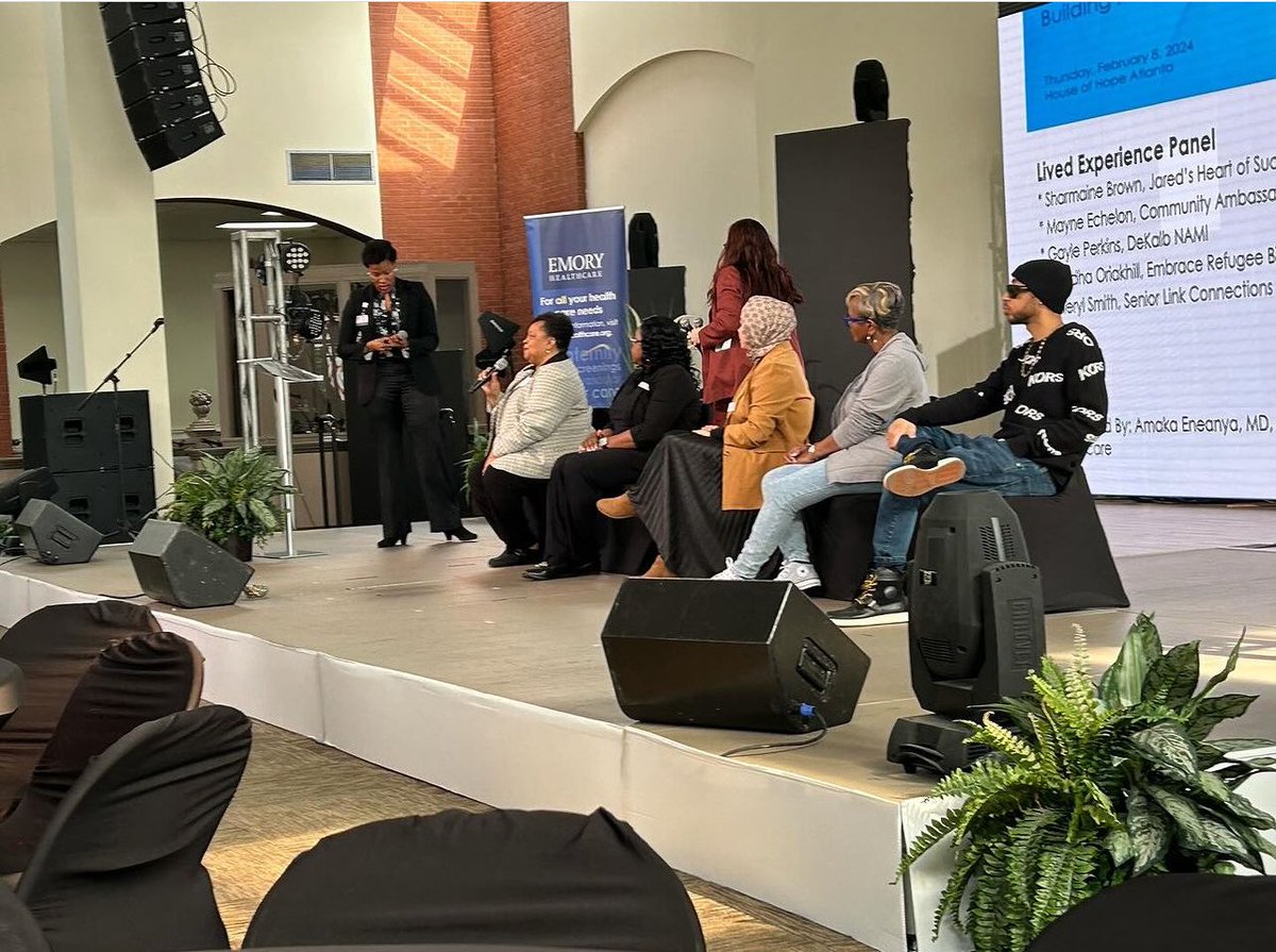 JaredsSuccess's tweet photo. “Grateful for the opportunity to share my lived experience at the DeKalb Health Summit alongside fellow panelists, who brought diverse perspectives on aging, mental health, maternal health, chronic illness, and violence.” @JaredsSuccess Founder Sharmaine Brown #EmoryHealthcare https://t.co/v4uhAE3t3O