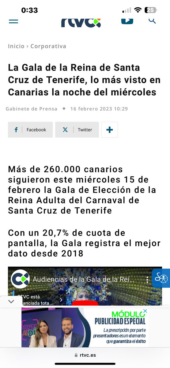 victoritito's tweet photo. Audiencias Gala de la Reina 2023 vs 2024 … con lo cual, televisivamente nada atractiva…  #GalaReinaSC24 #carnavalRTVE #CarnavalSC24 quizás la gala tiene que retomar sendas anteriores. https://t.co/iaUCOwpR3S