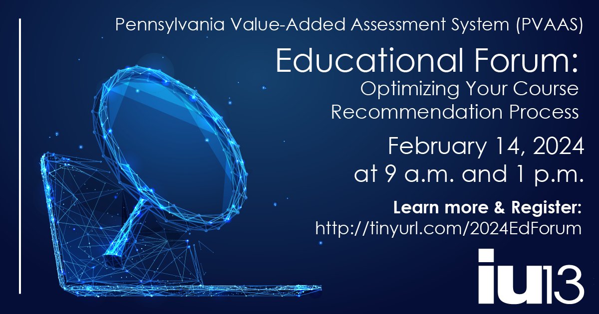 PA Educators: PVAAS projections can be a game-changer for your course recommendation processes. Join this interactive session to explore the benefits of PVAAS & collaborate with colleagues across PA! Register: hubs.ly/Q02jJ_870 #SchoolData #PVAAS