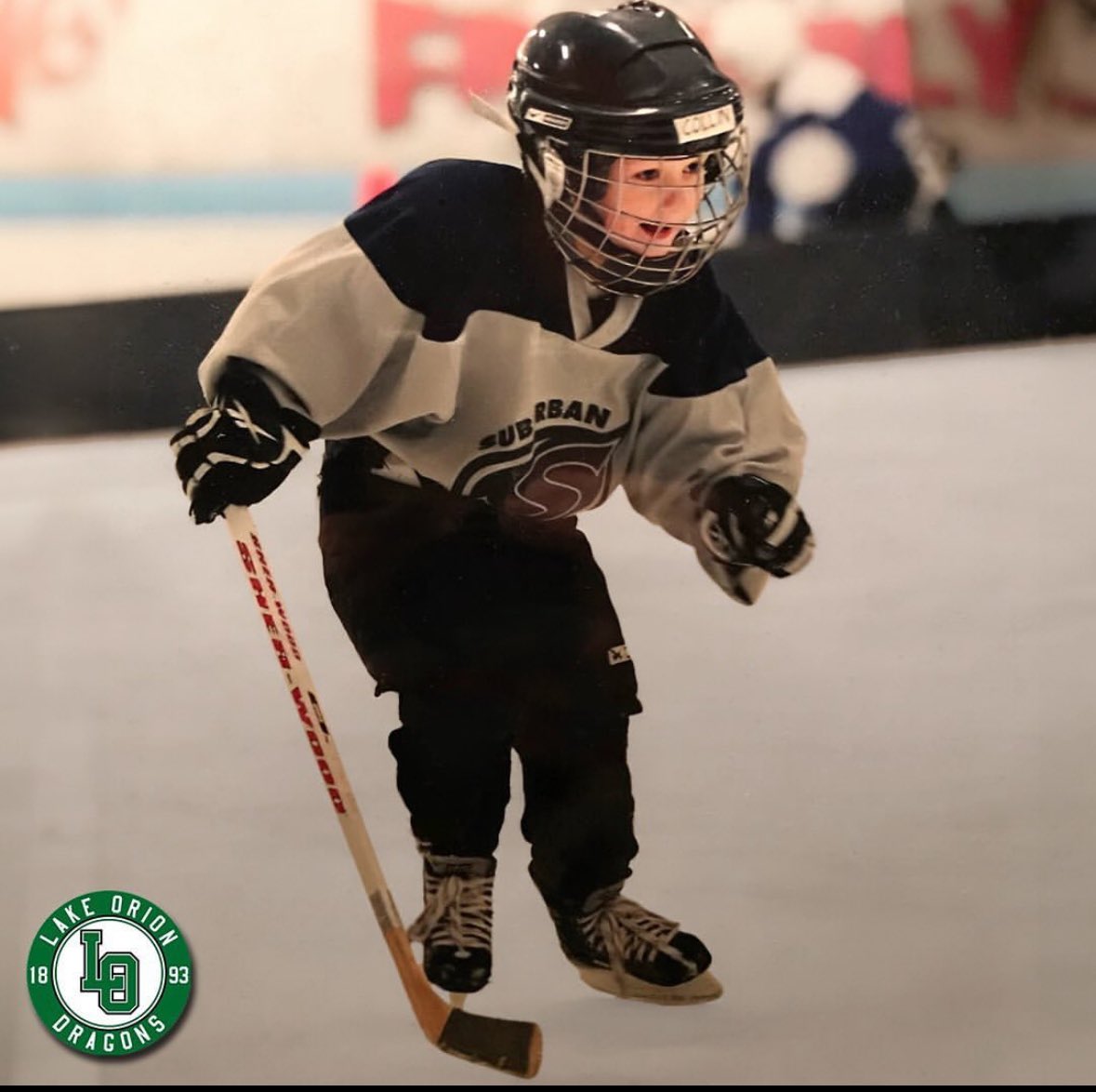 SENIOR SPOTLIGHT:

Collin Sandstrom #21 has been on skates for 1️⃣6️⃣ years.Favorite hockey memory is renting out ice with his family &amp; enjoying the hockey culture in Marquette.He plans to attend Michigan State University to study chemical engineering. Best of luck to you Collin 💚