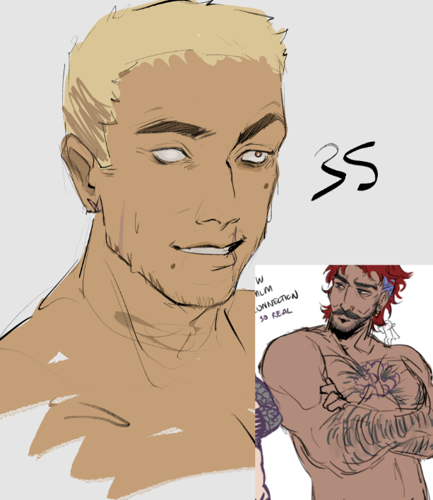 I'm making a boyfriend for my friend's pirate OC 🏃🏃 
