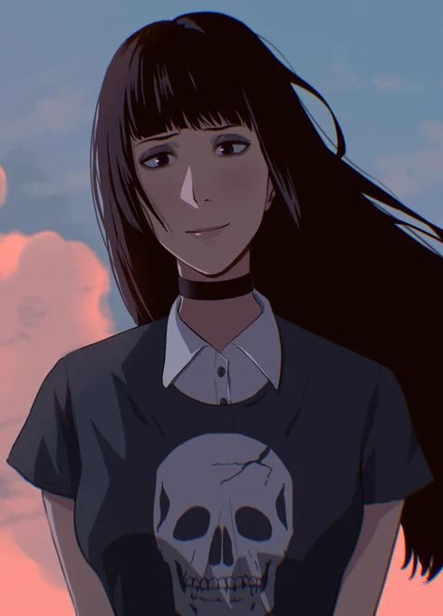 She doesn't smile very often 