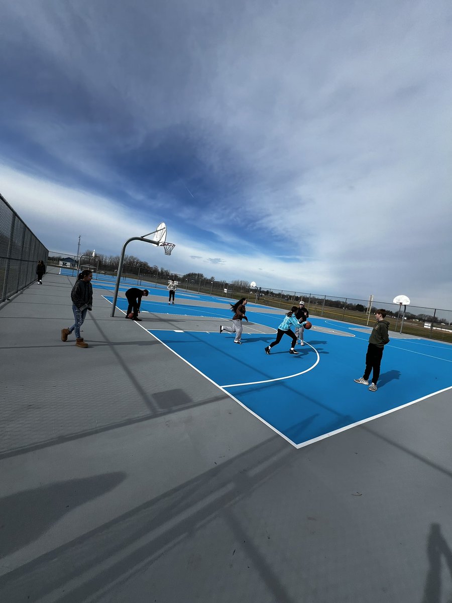 A little enrichment B library-recess was in order on this 50 degree day!