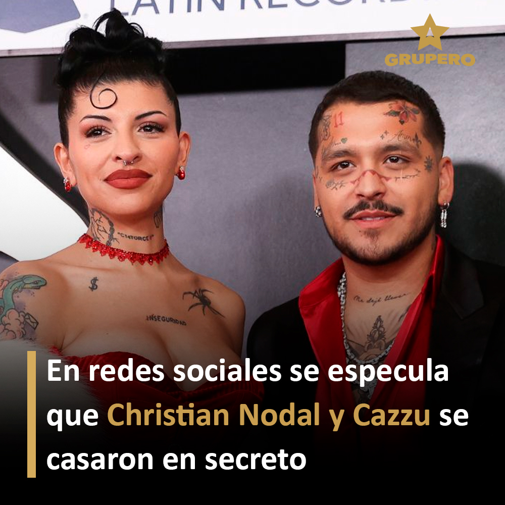 Por esta razón los fans especulan que Christian Nodal y Cazzu tuvieron una boda en secreto. 😱👇
youtube.com/shorts/HzeO114…