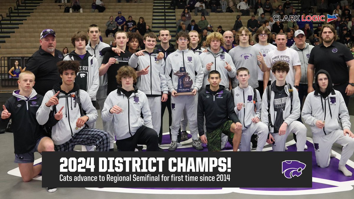 trhswildcats's tweet photo. 🤼WRESTLING: District Champs! Cats advance to Team Regional Semifinals on Feb. 14 vs. Lakeshore at Jackson Northwest... https://t.co/Osn36co8cV https://t.co/3ibrr9ZQir