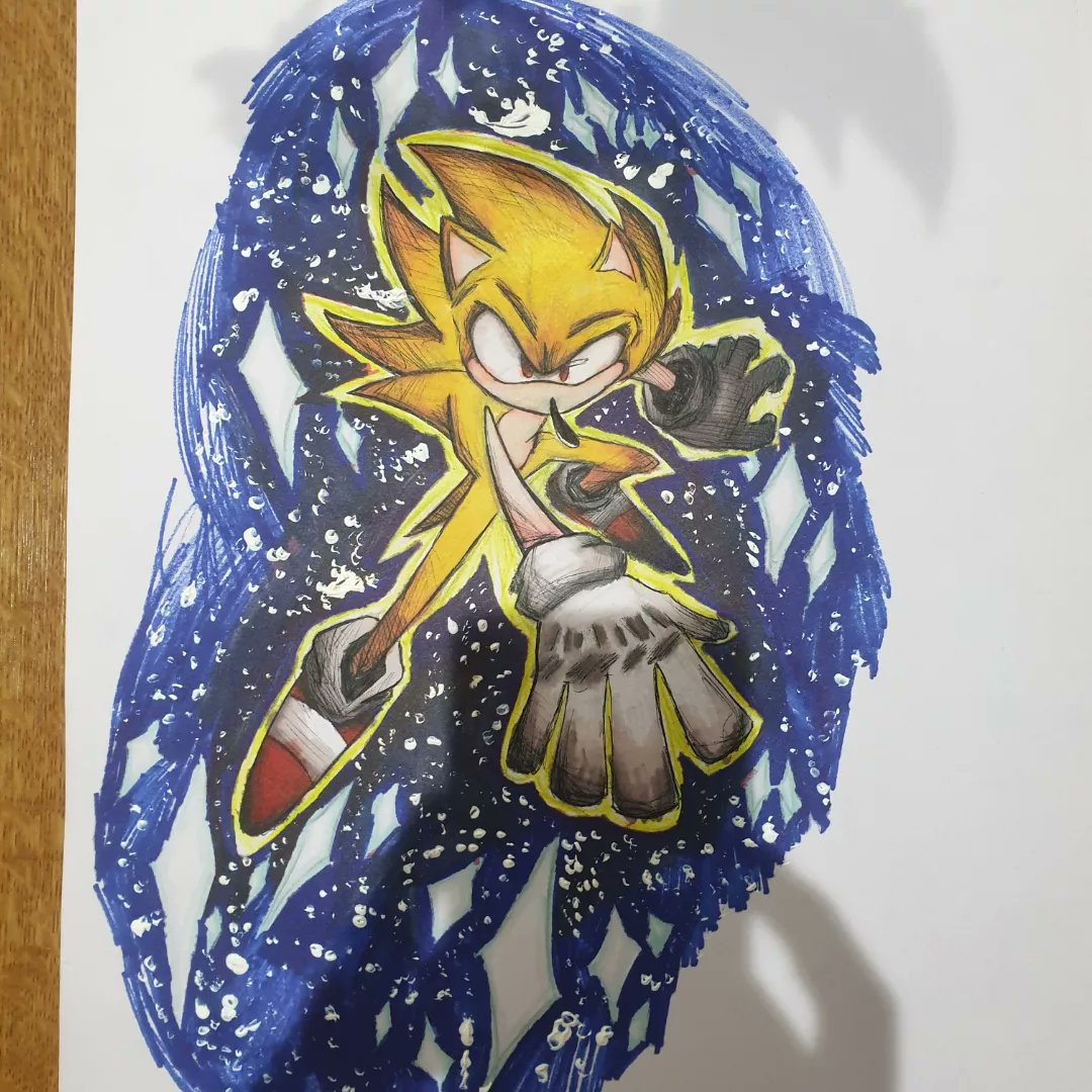 Samimations1's tweet photo. Instagram algorithm sucks so I'm trying postong my art here. Heres this sonic the hedgehog fanart that took me a few hours in 2 different sets of light. No clue how to get it to reach more people so just gonna tag it #SonicTheHedgehog #sonicfanart https://t.co/ORWAmRYHxZ