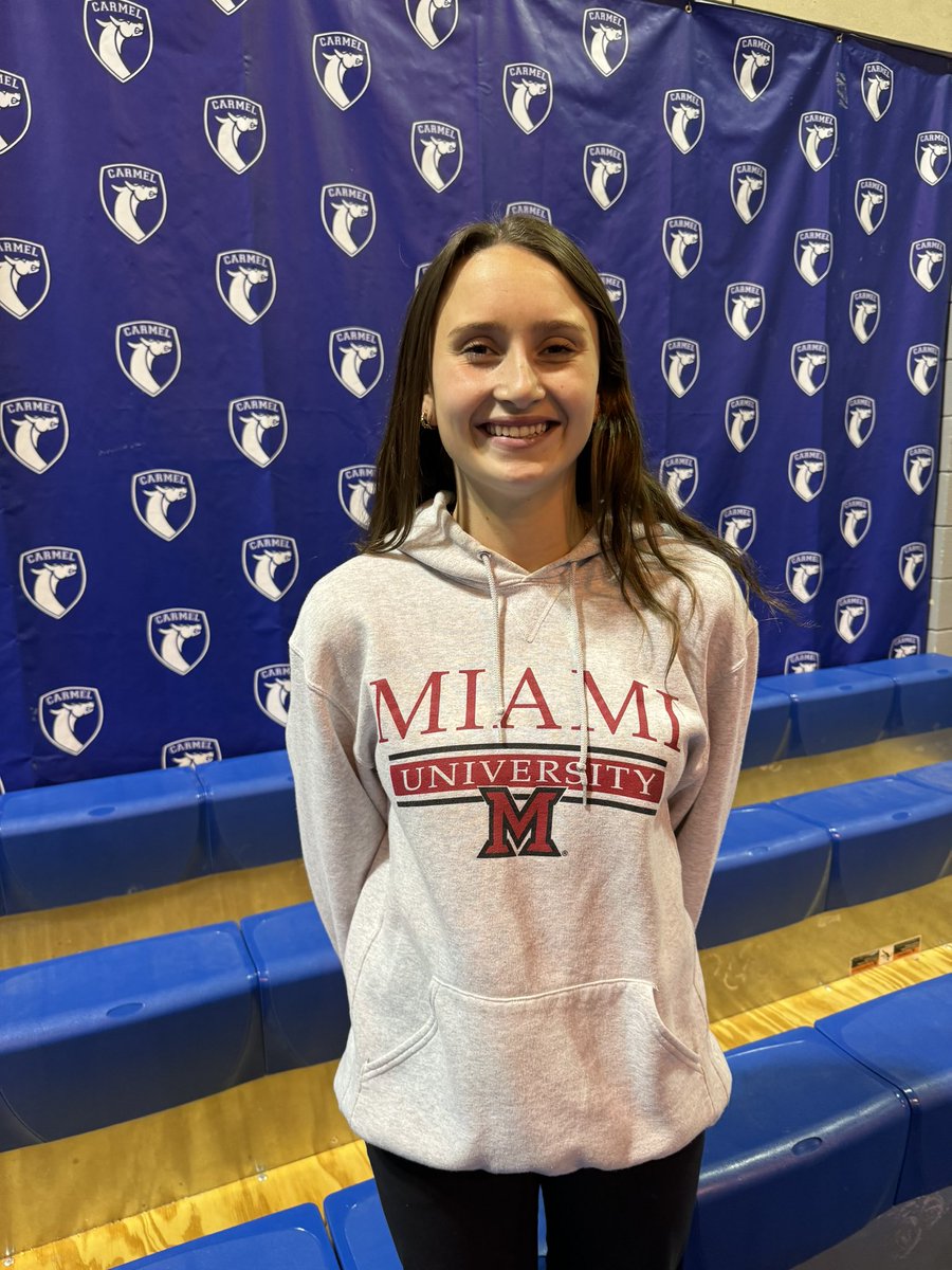 Congratulations to Cara Naas!  She will be continuing her education, while running XC &amp; Track at Miami University! #GoRedHawks #RiseUpRedHawks <a href="/MiamiOH_XCTF/">Miami Track & Field and XC</a> #GoHounds