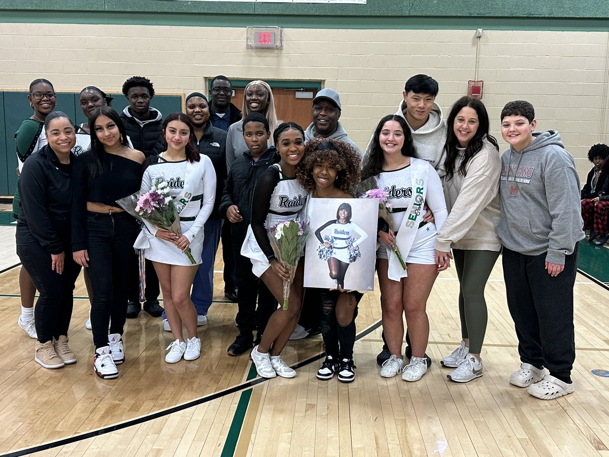Senior Night at Raider Nation. Thank you players and parents for supporting Atholton athletics. We wish you all the best.