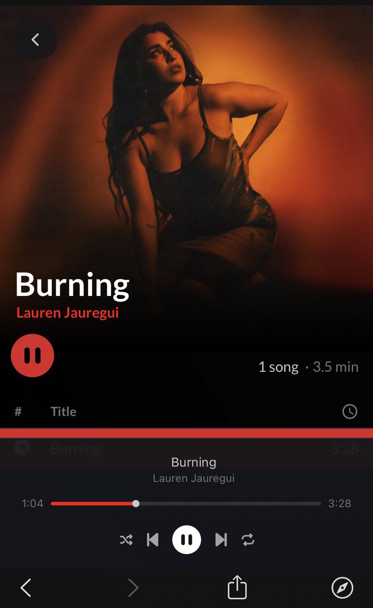 Fernandaaisha's tweet photo. SÉRIO QUE MUSICA BOA PQP TE AMO @LaurenJauregui #Burning https://t.co/xj2wqh75zc