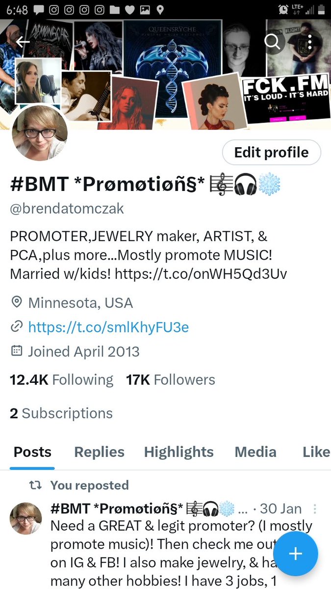 #BMT *Prรธmรธtiรธรฑยง* ๐ผ๐ง๐๐ธ๐๐นโณ๏ธ๐ฟ๐ฆ (@brendatomczak) on Twitter photo I changed my background again! ๐ค๐ถ Welcome <a href="/jeffinthered/">Jeff Barger - Singer/Guitarist/songwriter</a> <a href="/DemonScarNYC/">DemonScar</a> <a href="/Mixiofficial/">๐ธ๐๐๐</a> <a href="/JillWinterMusic/">Jill Winter</a> <a href="/MassimoSongs/">Massimo</a> <a href="/verabloombaby/">vera bloom</a> <a href="/queensryche/">Queensrรฟche</a> <a href="/estella_dawn/">Estella Dawn</a> <a href="/corylegendre/">Cory Legendre | rununtilyoufly ๐ฎ</a> <a href="/3mindblight/">3Mind Blight</a> and <a href="/fckfmrocks/">FCK.FMยฎ Magazine | Rock'n'Roll, Girls & Lifestyle</a> ๐ค๐ป๐ค Go check them out! #SupportIndieMusic and ALL music! #BMTpromotions I changed my background again! ๐ค๐ถ Welcome <a href="/jeffinthered/">Jeff Barger - Singer/Guitarist/songwriter</a> <a href="/DemonScarNYC/">DemonScar</a> <a href="/Mixiofficial/">๐ธ๐๐๐</a> <a href="/JillWinterMusic/">Jill Winter</a> <a href="/MassimoSongs/">Massimo</a> <a href="/verabloombaby/">vera bloom</a> <a href="/queensryche/">Queensrรฟche</a> <a href="/estella_dawn/">Estella Dawn</a> <a href="/corylegendre/">Cory Legendre | rununtilyoufly ๐ฎ</a> <a href="/3mindblight/">3Mind Blight</a> and <a href="/fckfmrocks/">FCK.FMยฎ Magazine | Rock'n'Roll, Girls & Lifestyle</a> ๐ค๐ป๐ค Go check them out! #SupportIndieMusic and ALL music! #BMTpromotions