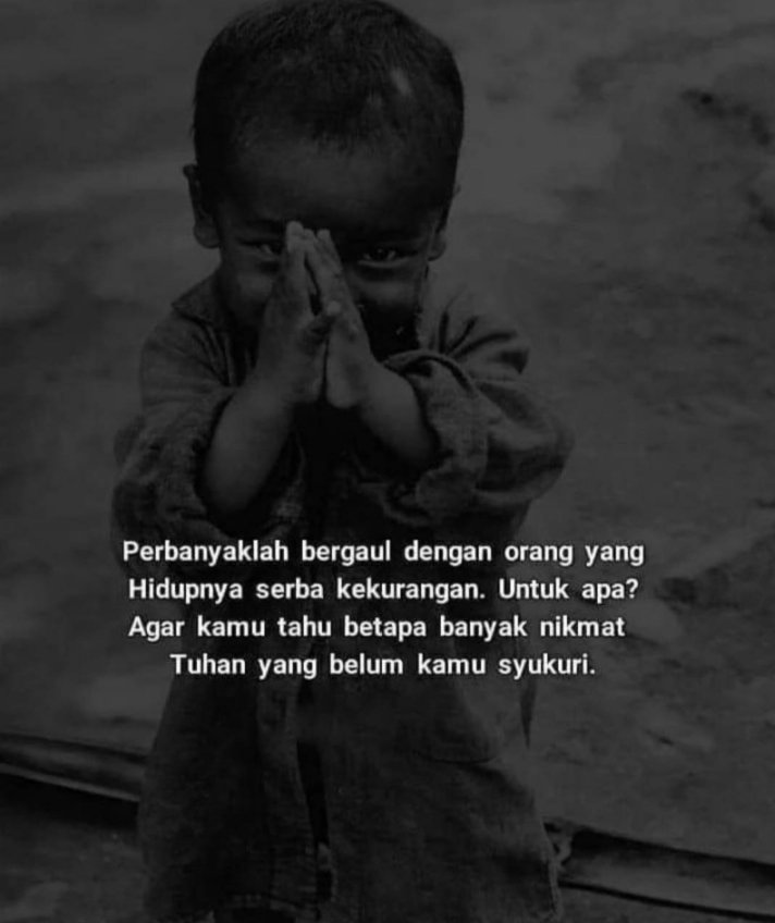 "Kebahagiaan bukan milik mereka yang memiliki segalanya, namun milik mereka yang mampu bersyukur atas apa yang mereka miliki saat ini."

#JumatBerkah