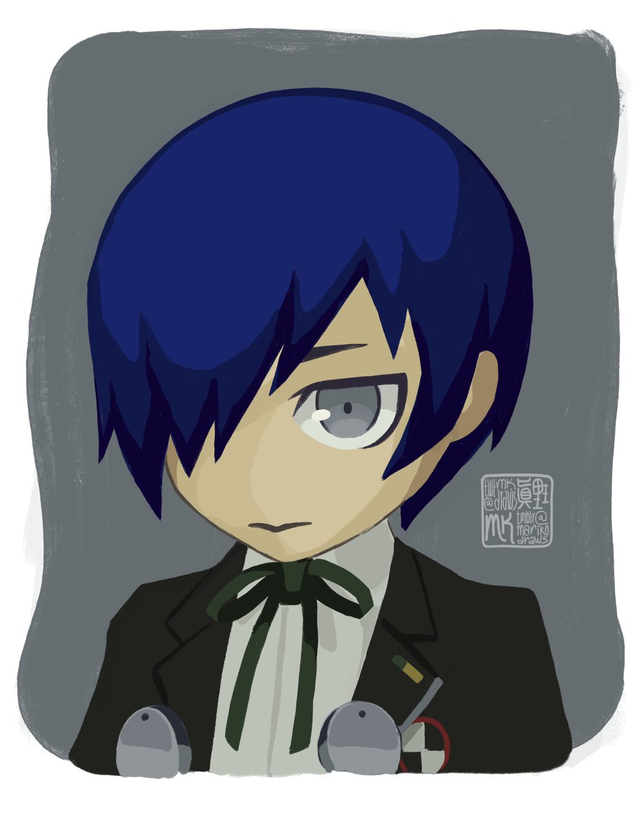 mkdraws's tweet photo. P3 protag studies based on his various character models 💙
#Persona3 https://t.co/3XNSF0aFWQ
