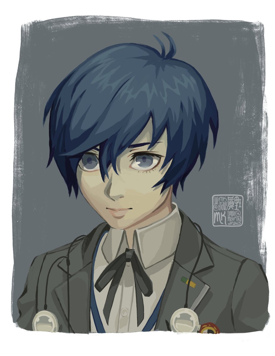 mkdraws's tweet photo. P3 protag studies based on his various character models 💙
#Persona3 https://t.co/3XNSF0aFWQ