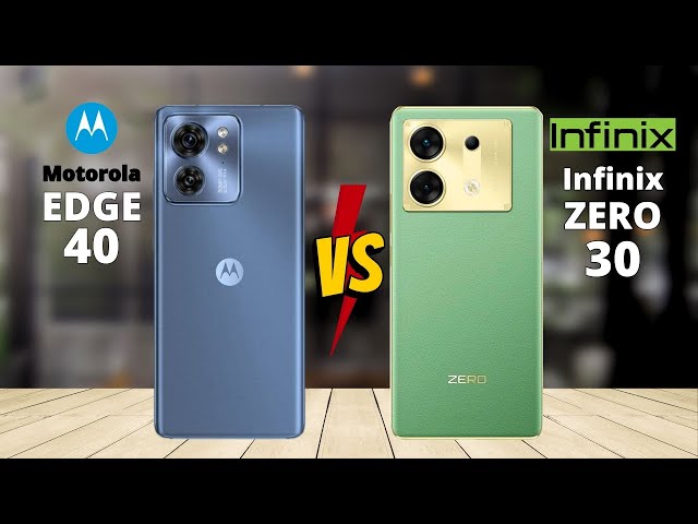 Motorola Edge 40 vs Infinix Zero 30 comparison based on specs and price. You can also compare camera, performance and reviews online ...further you can get easily right now