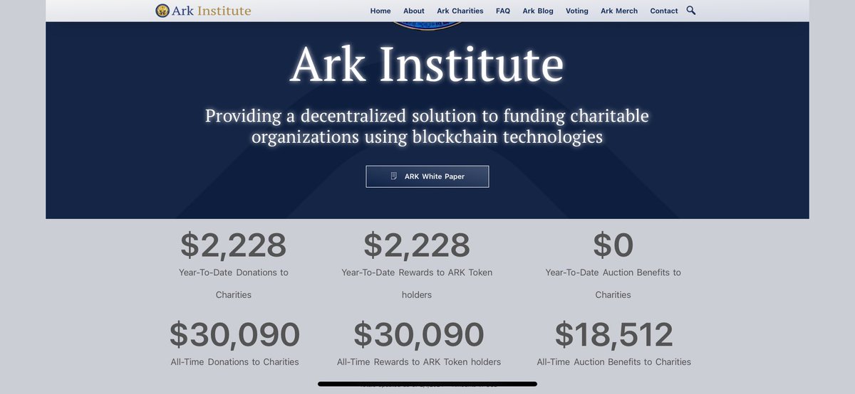 kbuddy87's tweet photo. Look at numbers.. All of us $ARK holders can make a difference..
With each Ark token you own, you hold a vote. Your vote donates to a charity. If you don’t know how to vote, reach out!! This community is great at helping ❤️ #Charities #ARK #RES #RPR #ASC #XRPL https://t.co/oVwDzoIeOr