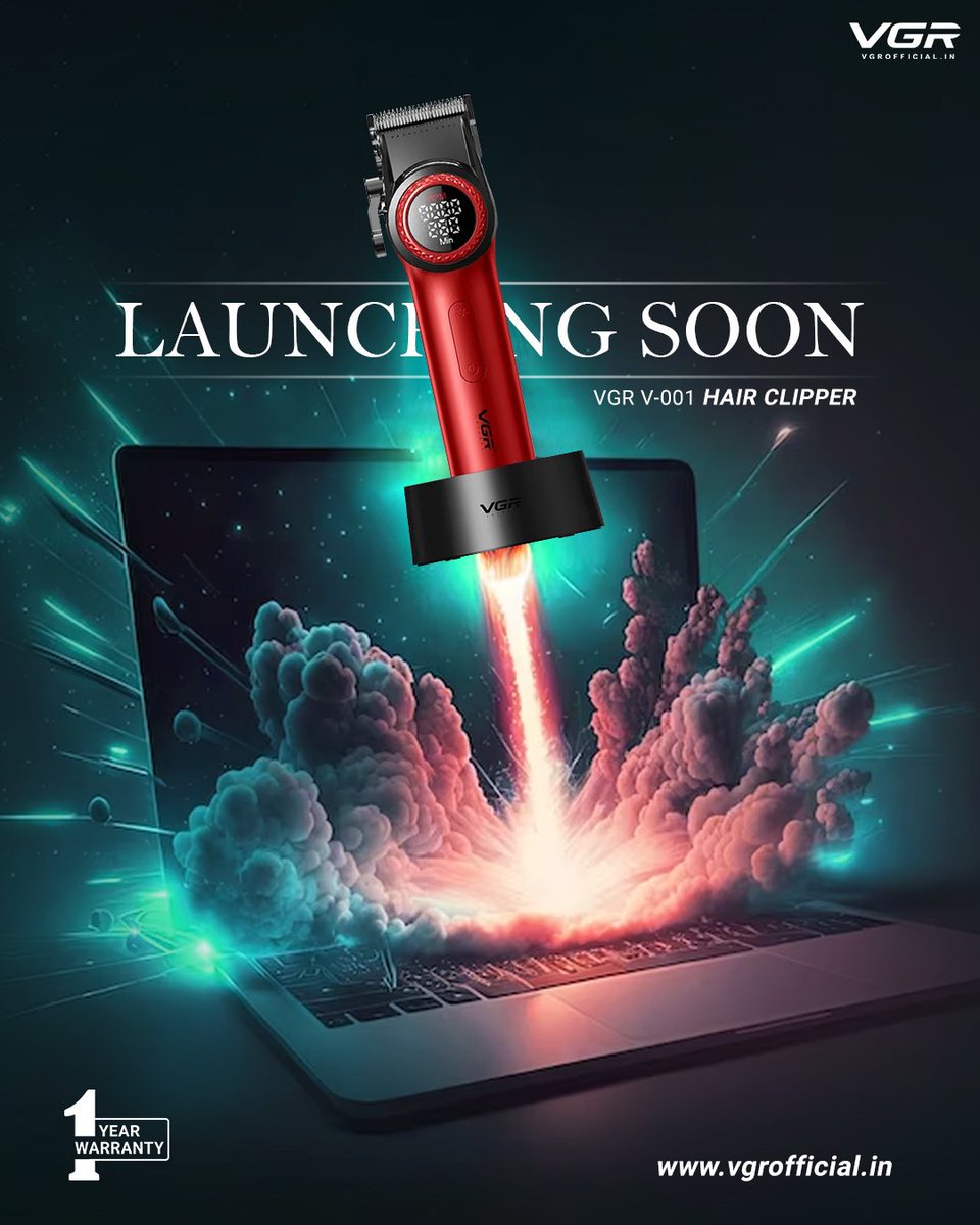 vgrofficial_in's tweet photo. Arrival Is Awaited! The Extreme And Supreme VGR V-001 Hair Clipper Is Launching Soon.
It is available on https://t.co/ARAqcFgMut
#vgr #vgrofficial #vgrindia #vgrproducts #groomingproducts #vgr001 #HairClippers #ClipperCuts #DIYGrooming #StyledByMe #PrecisionCut #ClipperArt #Hair https://t.co/HV5W68wnD2