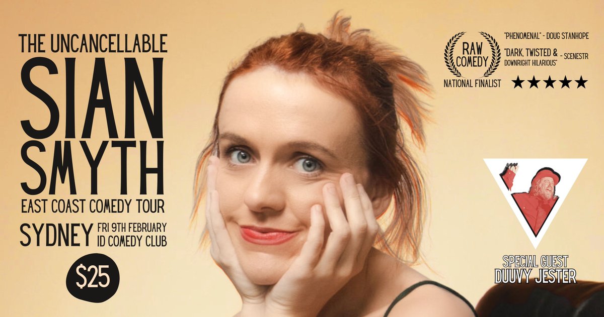 Friday Feb 9th | Kinselas (Basement)
Two of our favorites &amp; regulars are running their festival hour!
🎟 StandUpSydney.com

6:30pm - Tom Witcombe
8:30pm - Sian Smyth