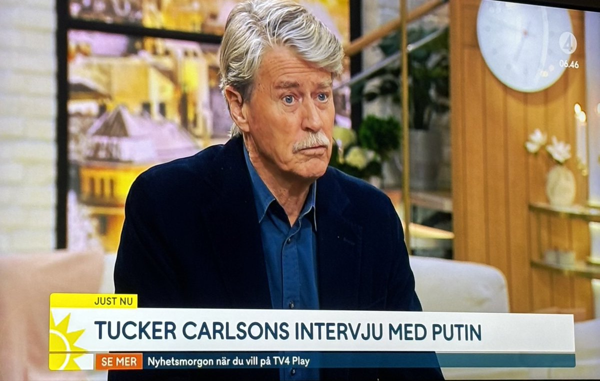 MollerReal's tweet photo. Tucker Carlson är ingen journalist utan en knähund säger  vänsterjournalisten  Porseryd, Porseryd är och förblir en meningslös pajas som lever i total förnekelse. https://t.co/P0lCUVNDes