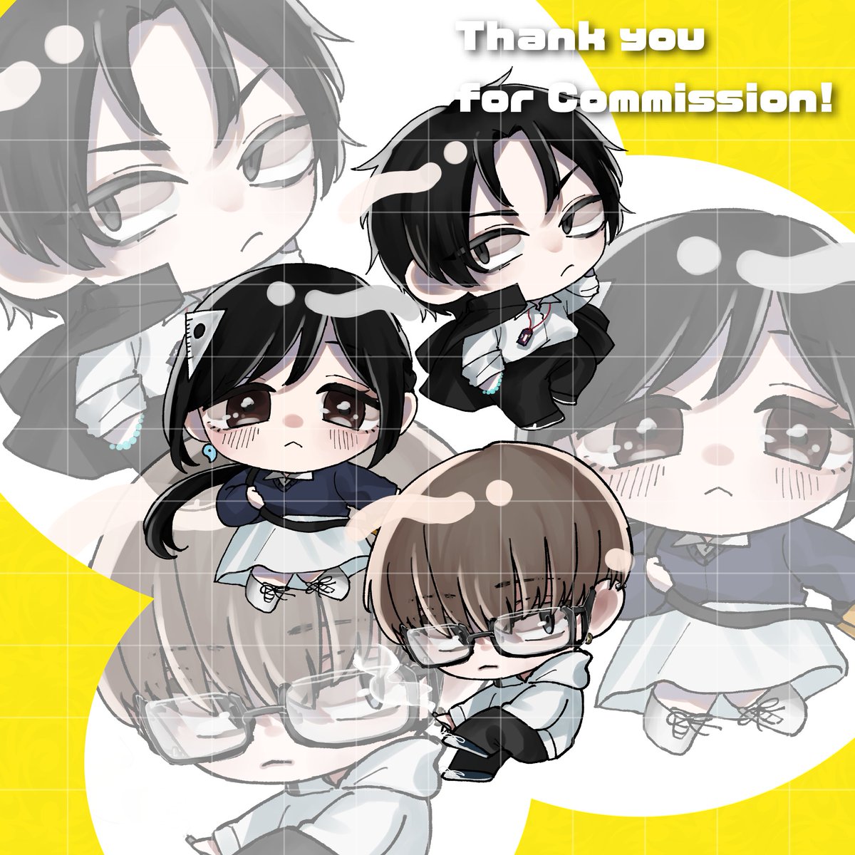 Edo_oreo's tweet photo. ■　𝘾𝙤𝙢𝙢𝙞𝙨𝙨𝙞𝙤𝙣　■
 =　=　=　=　=　=　=　=  

SKIMAからの依頼にて  
┗SDキャラ3つ    

納品させていただきました。  
ご依頼ありがとうございました！  
=　=　=　=　=　=　=　= https://t.co/7rgMmCAk1Y