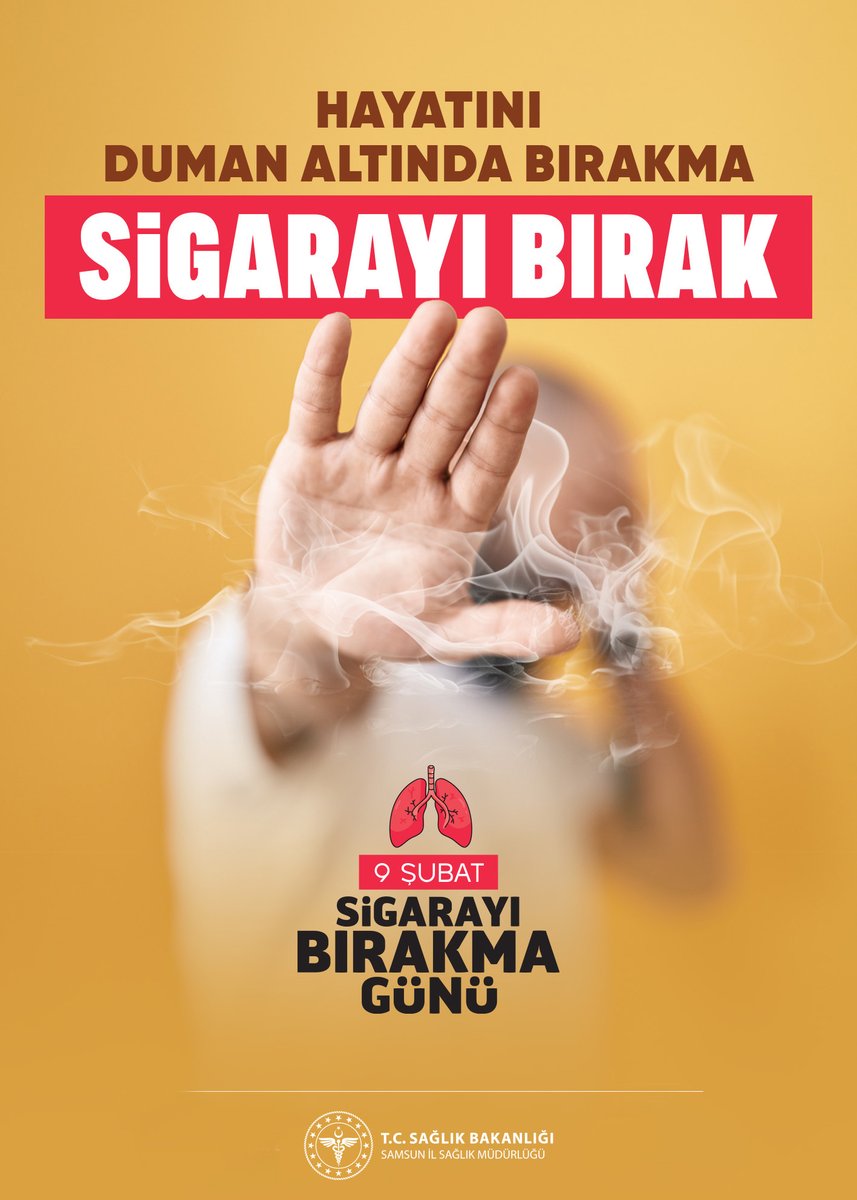 Sigarasız Bir Yaşam Mümkün!

Sigaradan uzak, sağlıklı bir yaşam için #ALO171 Sigara Bırakma Danışma Hattı’nı arayabilirsiniz. 

#SigarayıBırakmaGünü