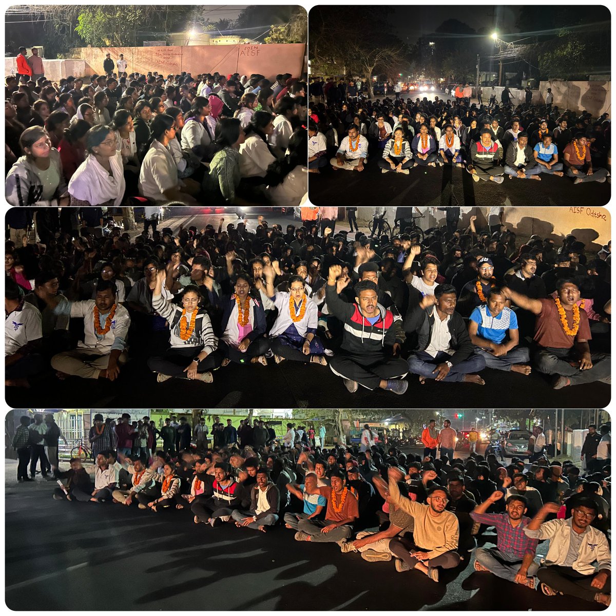 ovc_unofficial's tweet photo. ଦୀର୍ଘ ଦିନ ଧରି ସରକାରଙ୍କ ଅବହେଳା ଯୋଗୁଁ ଆମରଣ ଅନଶନରେ ଓଲ୍ହେଇଥିବା ଭେଟେରିନାରୀ ଛାତ୍ରଛାତ୍ରୀଙ୍କ ସ୍ୱାସ୍ଥ୍ୟ ଗୁରୁତର ହୋଇ ମେଡିକାଲ ସ୍ଥାନାନ୍ତରିତ ହେଲା ପରେ ଛାତ୍ରଛାତ୍ରୀ ଓଲ୍ହେଇଲେ ରାଜରାସ୍ତା କୁ। କେତେ ଦିନ ପାଇଁ ସରକାର ମୌନ?
#hungerstrikeforveterinaryuniversity 
@CMO_Odisha @Naveen_Odisha https://t.co/BRYkLMbI7K