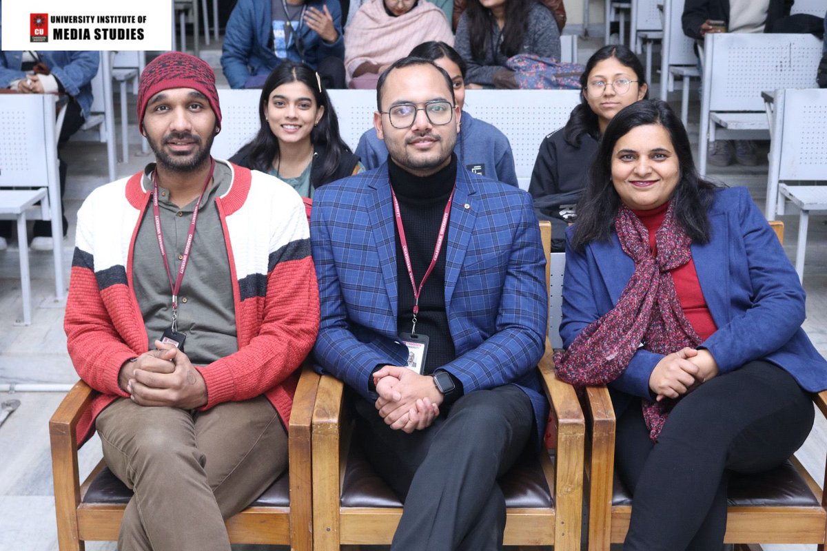 Crafting brilliance with Mr. Rajat Aggarwal! UIMS students dive into the art of AD Copy Writing in an insightful workshop, unlocking creativity and strategic communication.
#adcopywriting #uimslearning #creativeminds #chandigarhuniversity #uimsdepartment #cuims #uims #viral #fyp