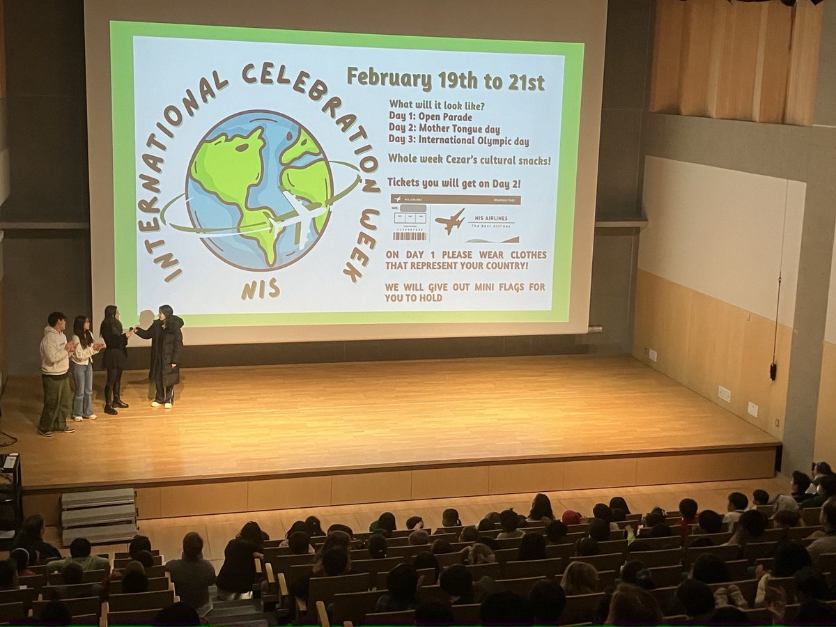 NIS_Head's tweet photo. Gearing up for international celebration week being led by our home language club…. #NISinclude https://t.co/WKw0yKo61V