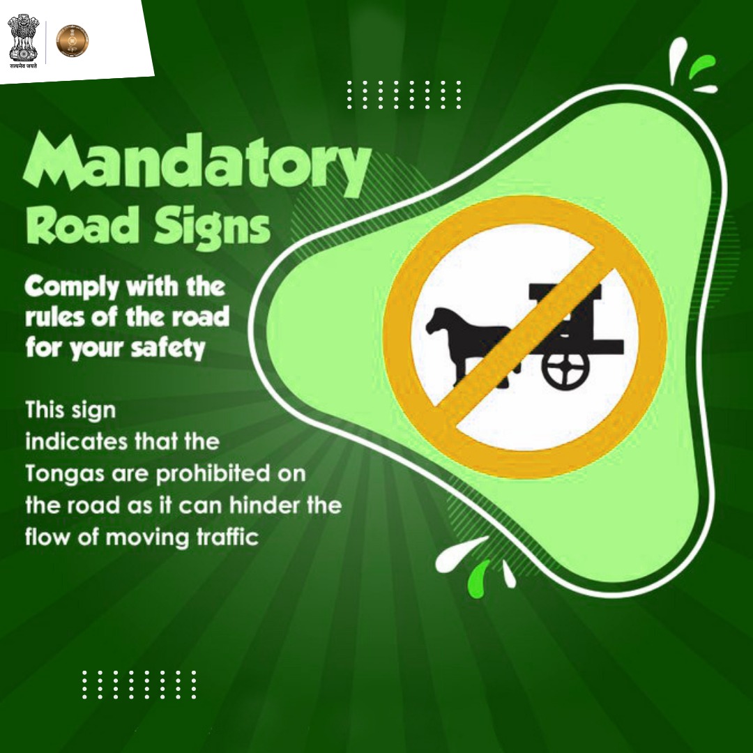 Mandatory road signs are essential for ensuring road safety.They guide drivers with instructions and actions that must be followed, such as stopping at a stop sign, yielding to others,or observing speed limits. #MandatoryRoadSigns #RoadSafety #DriveResponsibly
@diprjk
@dmshopian