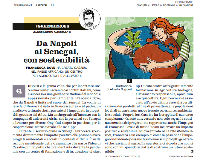 #CasaBio a #Napoli tra i nuovi #GreenHeroes di #AlessandroGassmann  👇
repubblica.it/venerdi/