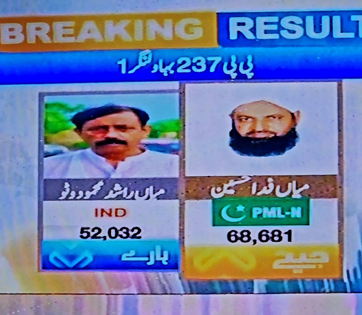 AkramJawed947's tweet photo. الحمدللہ #PP237 بہاولنگر سے فدا حسین جیت گئے۔۔🙏✌️
@pmln_org
#PMLN
#ElectionResults https://t.co/ktQlkaUUrl