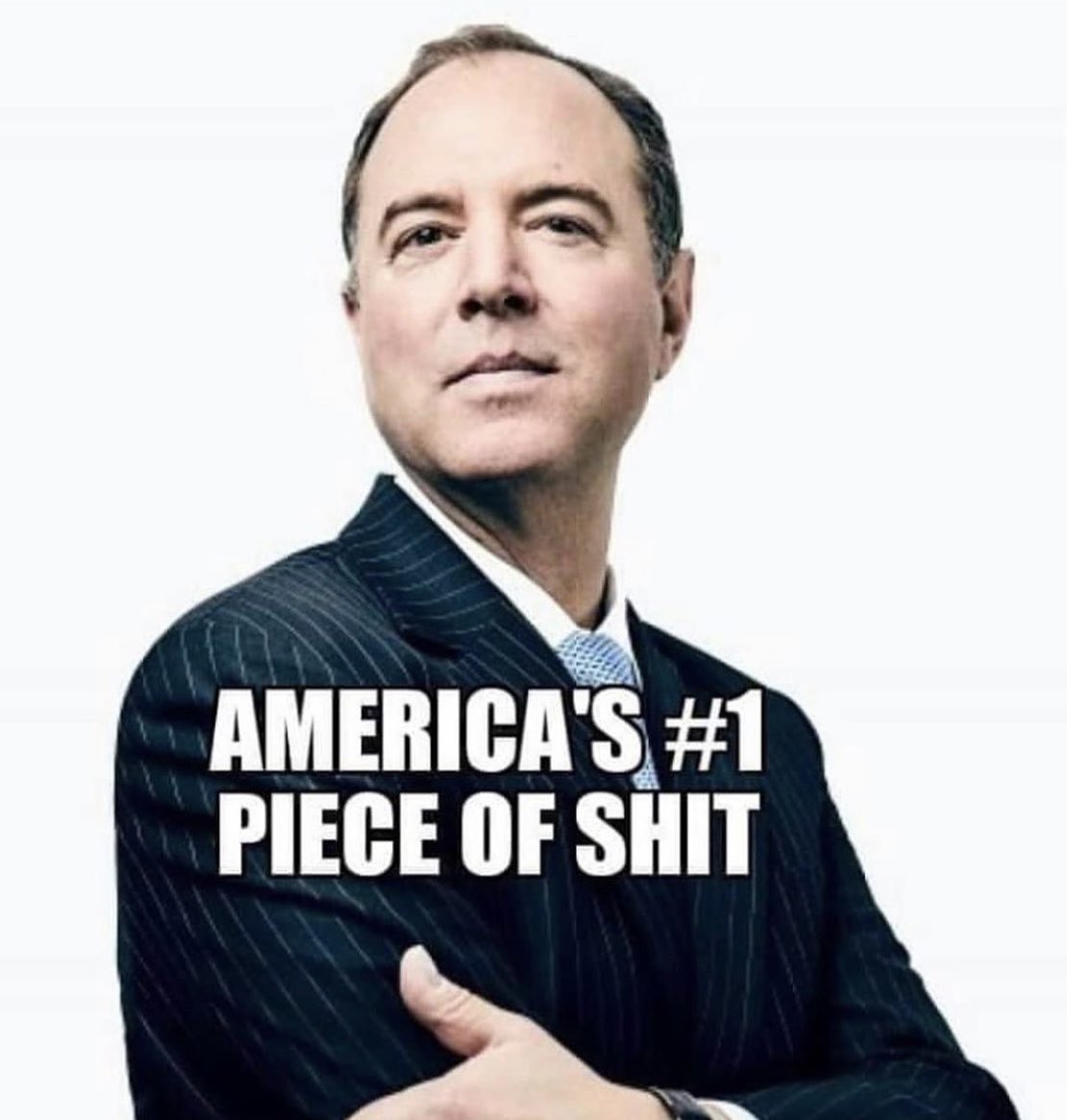 This congenital liar and despicable huckster must not be allowed in the US Senate. If it's Schiff , flush it.