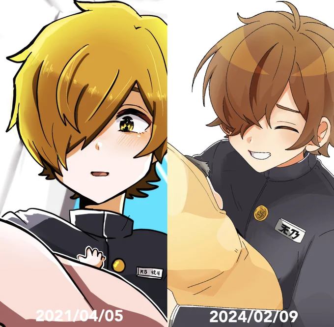 3年間ずっと同じ絵を描いてる 