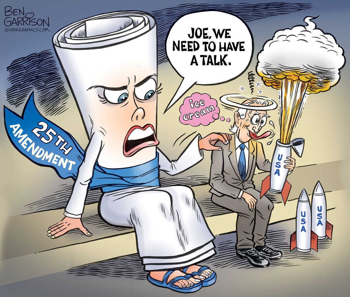 GrrrGraphics's tweet photo. President Biden's news conference to show Joe has all his fallacies er facilities...  let's just say it didn't go well. https://t.co/AynY0Ko03Q