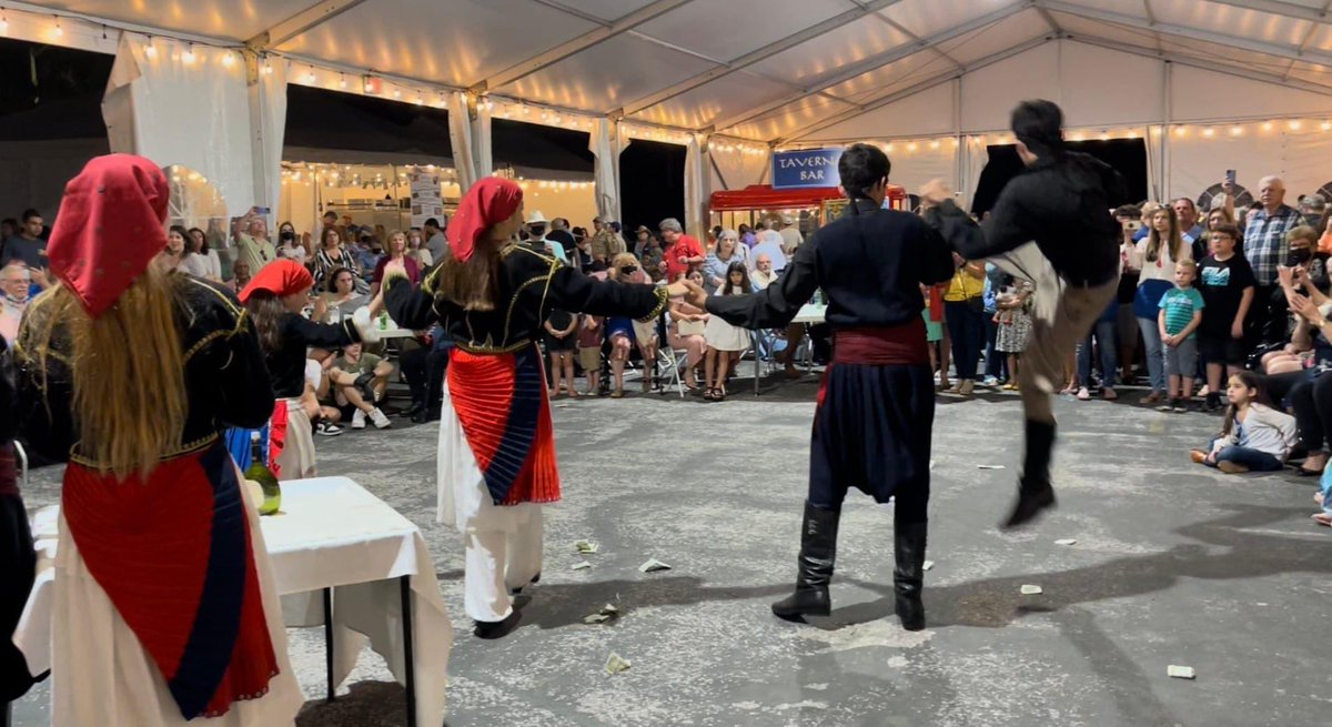 GreekFestWPB's tweet photo. The Heart of Greece Dance Group and the award winning Hellenic Dance Festival Competition Team - Athanato Fos will be performing Greek folk dances from various regions of Greece including Macedonia, Crete, Thrace, Epirus, and Aegean Islands, in traditional Greek costumes. https://t.co/CW54qdnO3h