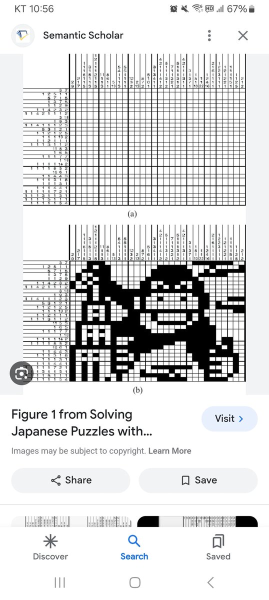 tmoorez77's tweet photo. @allisonexander Japanese Logic picture puzzles are fun https://t.co/Jq76V982Ah